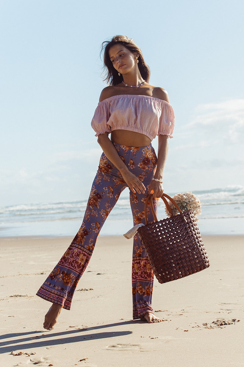 VINTAGE FLORAL BELL BOTTOMS - BREAKING DAWN