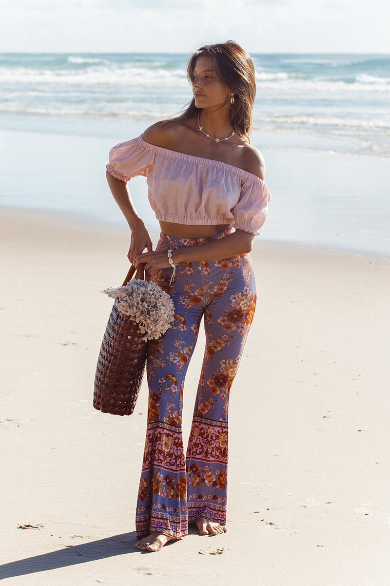 VINTAGE FLORAL BELL BOTTOMS - BREAKING DAWN