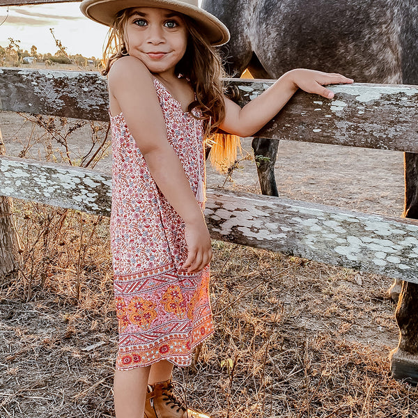 Kids boho dress discount